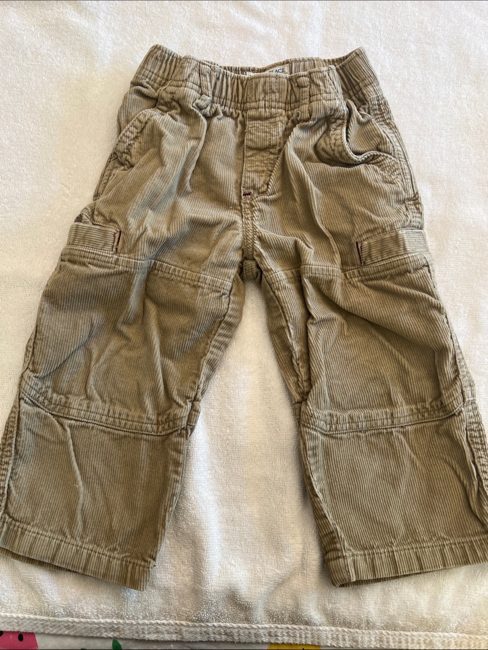 The Children's Place Tan Corduroy Cargo Pants